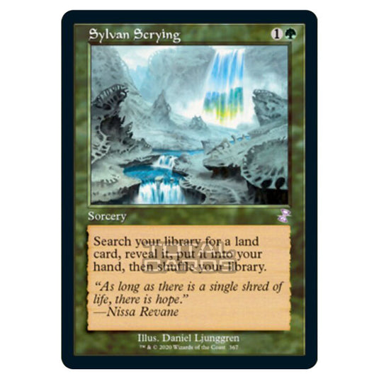 Magic The Gathering - Time Spiral Remastered - Sylvan Scrying - 367/289