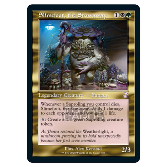 Magic The Gathering - Time Spiral Remastered - Slimefoot, the Stowaway - 386/289