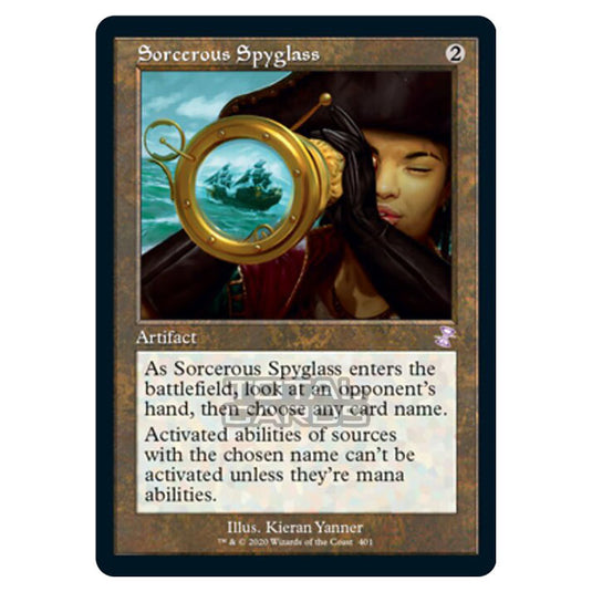 Magic The Gathering - Time Spiral Remastered - Sorcerous Spyglass - 401/289