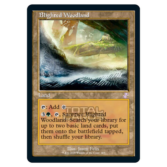 Magic The Gathering - Time Spiral Remastered - Blighted Woodland - 405/289