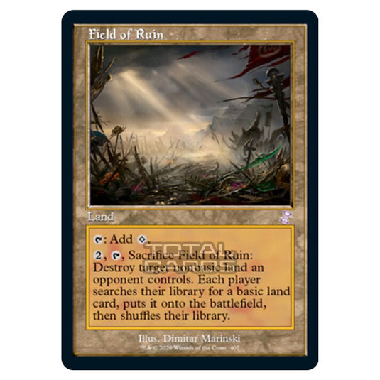 Magic The Gathering - Time Spiral Remastered - Field of Ruin - 407/289