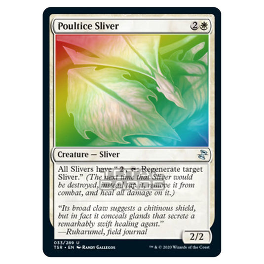 Magic The Gathering - Time Spiral Remastered - Poultice Sliver - 33/289 (Foil)