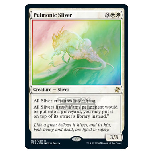 Magic The Gathering - Time Spiral Remastered - Pulmonic Sliver - 34/289 (Foil)