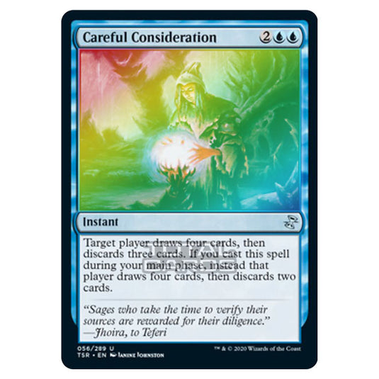 Magic The Gathering - Time Spiral Remastered - Careful Consideration - 56/289 (Foil)