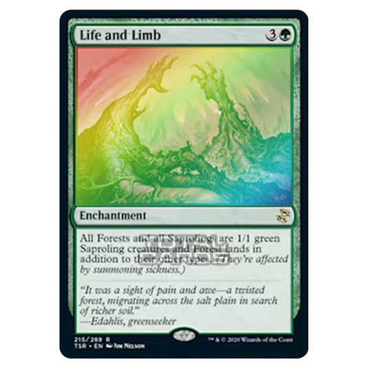 Magic The Gathering - Time Spiral Remastered - Life and Limb - 215/289 (Foil)