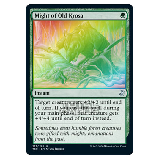 Magic The Gathering - Time Spiral Remastered - Might of Old Krosa - 217/289 (Foil)