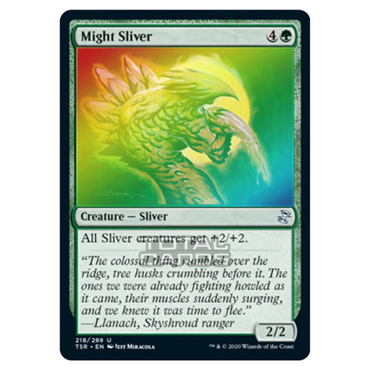 Magic The Gathering - Time Spiral Remastered - Might Sliver - 218/289 (Foil)