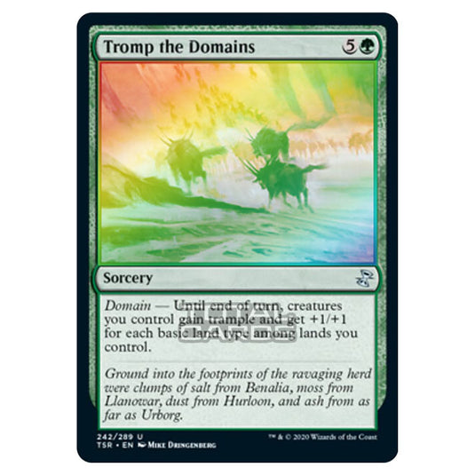 Magic The Gathering - Time Spiral Remastered - Tromp the Domains - 242/289 (Foil)