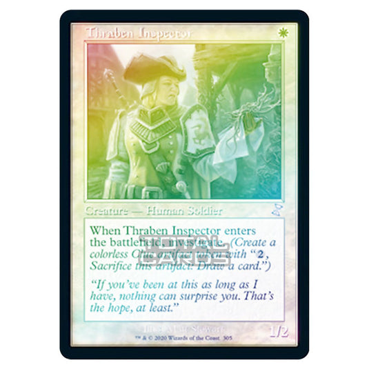 Magic The Gathering - Time Spiral Remastered - Thraben Inspector - 305/289 (Foil)