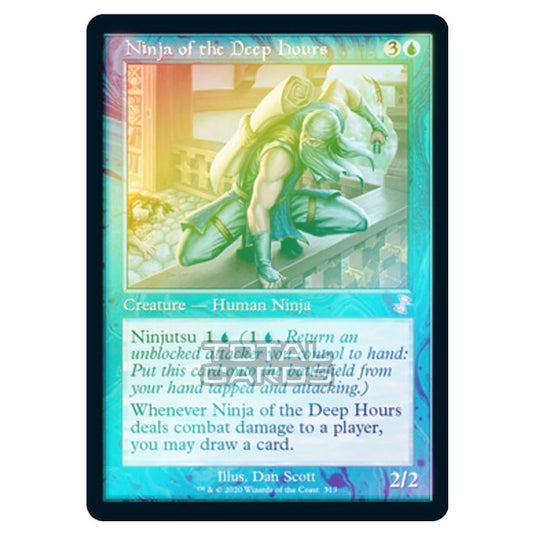 Magic The Gathering - Time Spiral Remastered - Ninja of the Deep Hours - 313/289 (Foil)