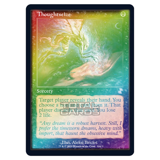 Magic The Gathering - Time Spiral Remastered - Thoughtseize - 334/289 (Foil)