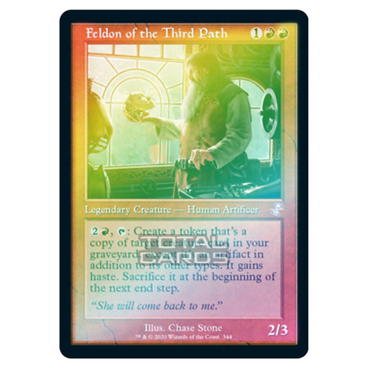 Magic The Gathering - Time Spiral Remastered - Feldon of the Third Path - 344/289 (Foil)