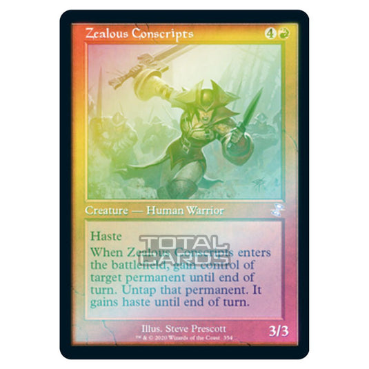 Magic The Gathering - Time Spiral Remastered - Zealous Conscripts - 354/289 (Foil)
