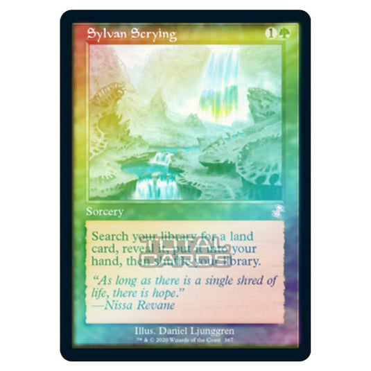 Magic The Gathering - Time Spiral Remastered - Sylvan Scrying - 367/289 (Foil)