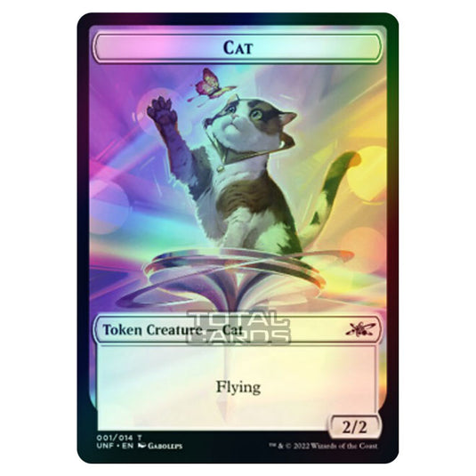 Magic The Gathering - Unfinity - Tokens - Cat - 1/14 (Foil)