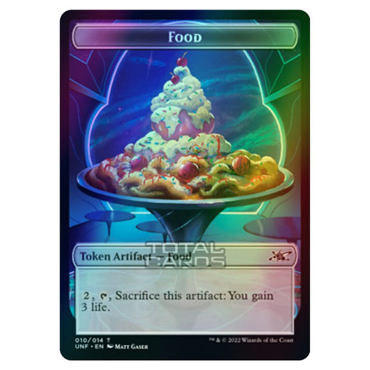 Magic The Gathering - Unfinity - Tokens - Food - 10/14 (Foil)