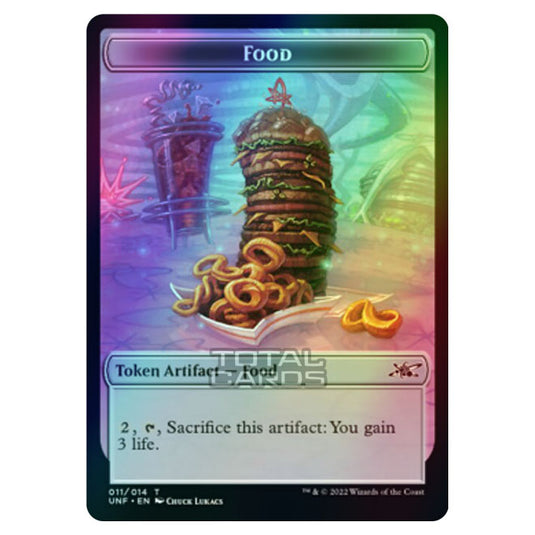 Magic The Gathering - Unfinity - Tokens - Food - 11/14 (Foil)