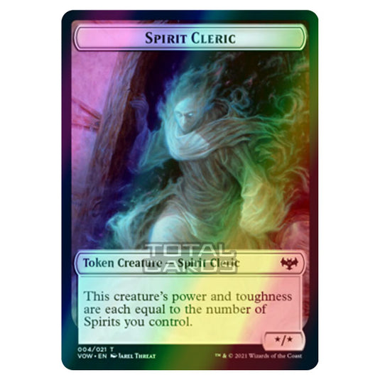 Magic The Gathering - Innistrad - Crimson Vow - Spirit Cleric - 4/21 (Foil)