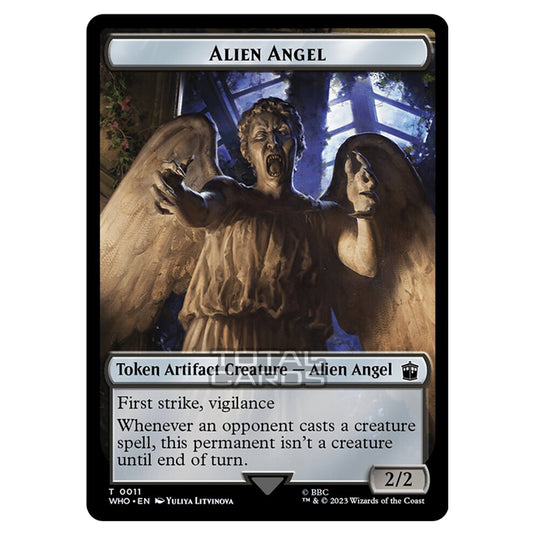 Magic The Gathering - Universes Beyond - Doctor Who - Tokens - Alien Angel - 0011