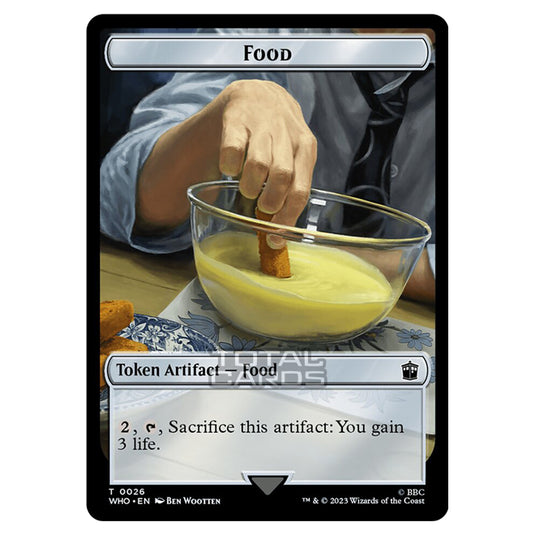 Magic The Gathering - Universes Beyond - Doctor Who - Tokens - Food - 0026