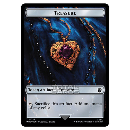 Magic The Gathering - Universes Beyond - Doctor Who - Tokens - Treasure - 0029 (Surge Foil)