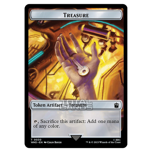 Magic The Gathering - Universes Beyond - Doctor Who - Tokens - Treasure - 0030