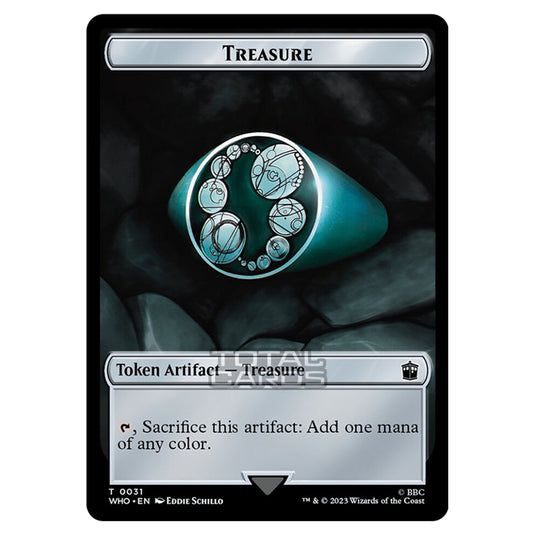 Magic The Gathering - Universes Beyond - Doctor Who - Tokens - Treasure - 0031