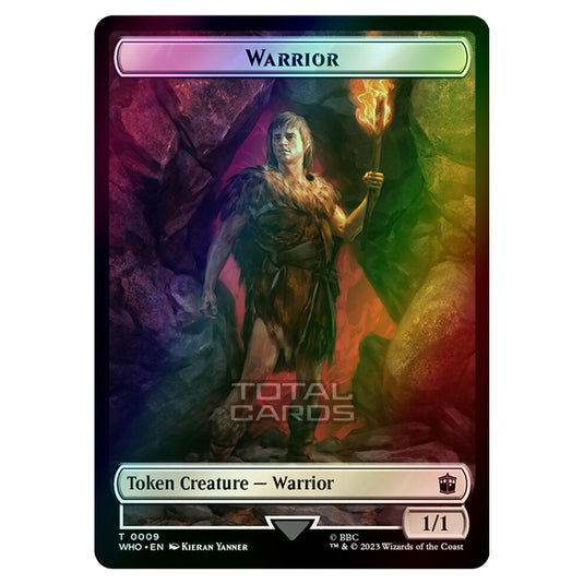 Magic The Gathering - Universes Beyond - Doctor Who - Tokens - Warrior - 0009 (Foil)