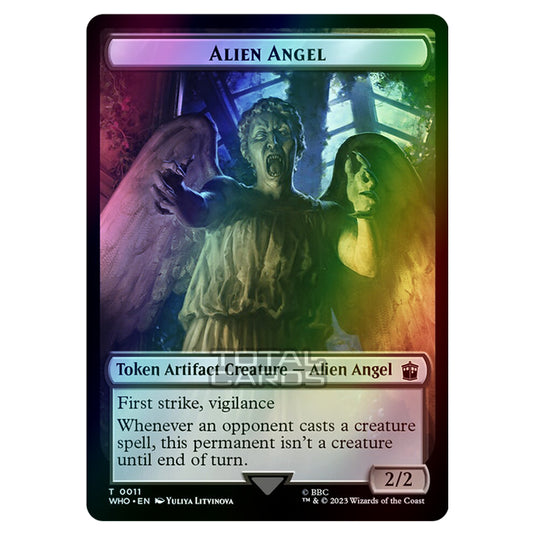 Magic The Gathering - Universes Beyond - Doctor Who - Tokens - Alien Angel - 0011 (Foil)