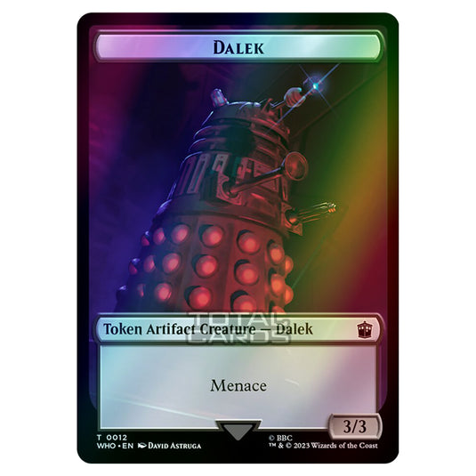Magic The Gathering - Universes Beyond - Doctor Who - Tokens - Dalek - 0012 (Foil)