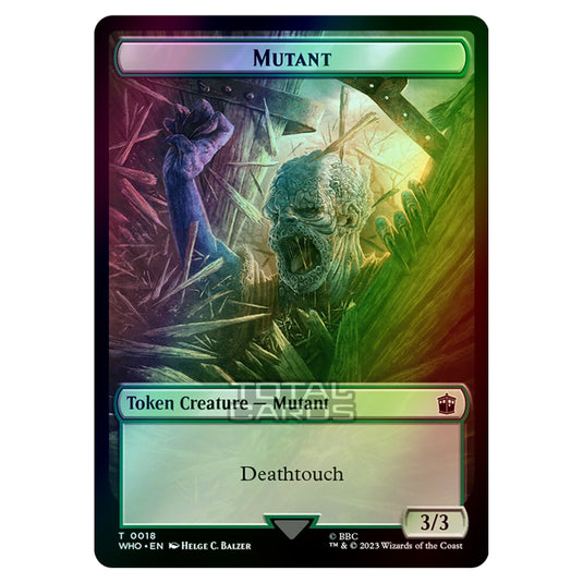 Magic The Gathering - Universes Beyond - Doctor Who - Tokens - Mutant - 0018 (Foil)