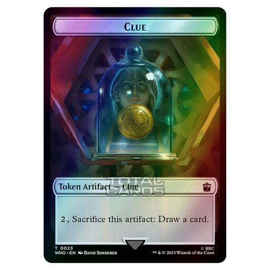 Magic The Gathering - Universes Beyond - Doctor Who - Tokens - Clue - 0023 (Foil)