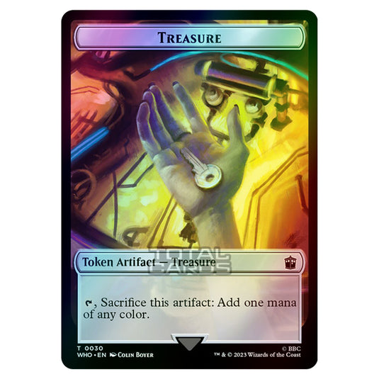 Magic The Gathering - Universes Beyond - Doctor Who - Tokens - Treasure - 0030 (Foil)