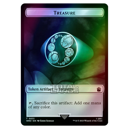 Magic The Gathering - Universes Beyond - Doctor Who - Tokens - Treasure - 0031 (Foil)