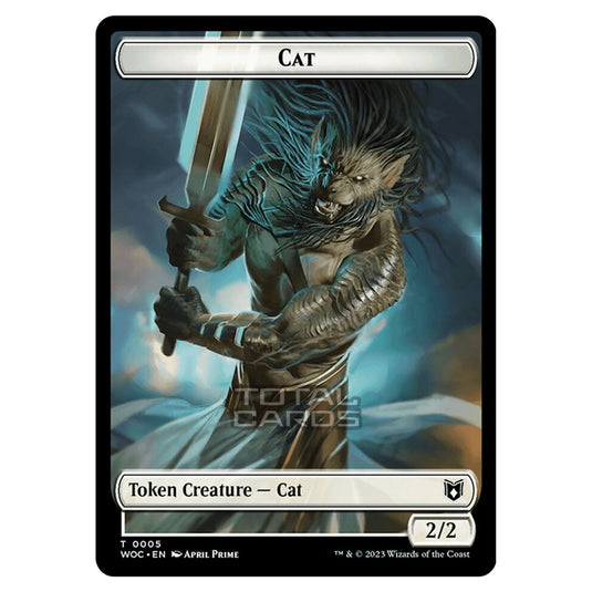 Magic The Gathering - Wilds of Eldraine - Commander Tokens - Cat - 0005