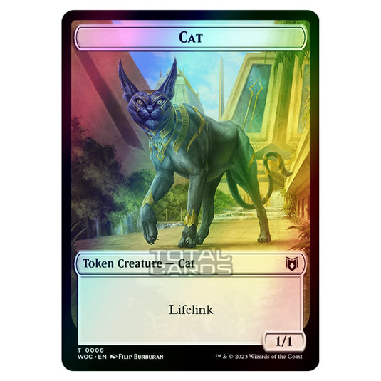 Magic The Gathering - Wilds of Eldraine - Commander Tokens - Cat - 0006 (Foil)