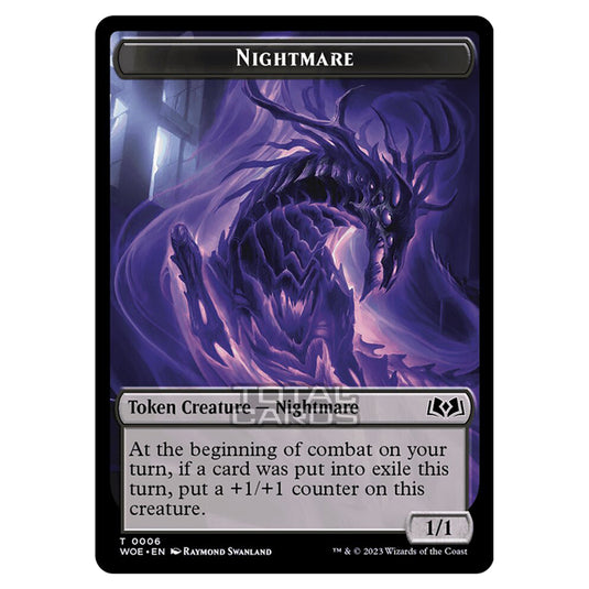 Magic The Gathering - Wilds of Eldraine - Tokens - Nightmare - 0006