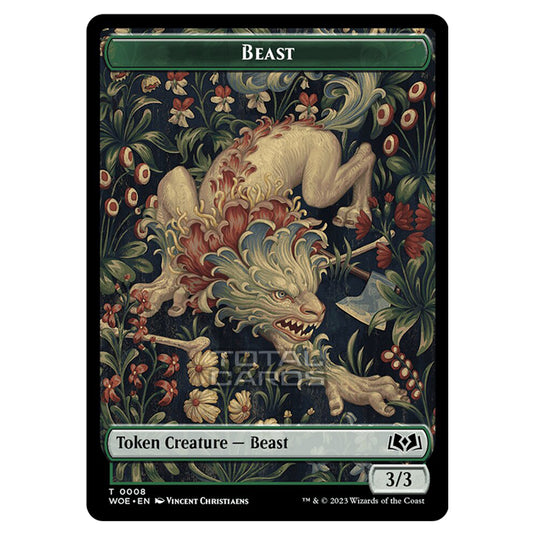 Magic The Gathering - Wilds of Eldraine - Tokens - Beast - 0008