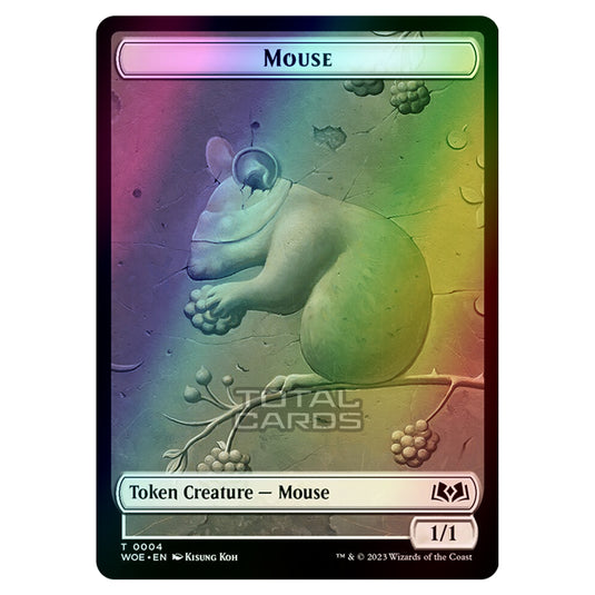 Magic The Gathering - Wilds of Eldraine - Tokens - Mouse - 0004 (Foil)