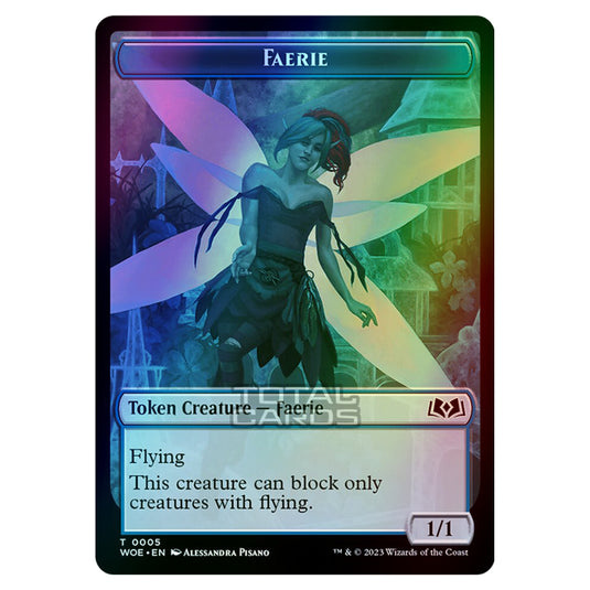 Magic The Gathering - Wilds of Eldraine - Tokens - Faerie - 0005 (Foil)