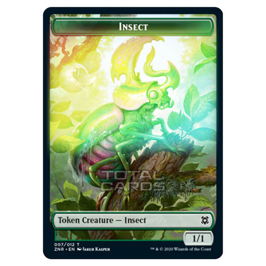 Magic The Gathering - Zendikar Rising - Tokens - Insect - 7/12 (Foil)