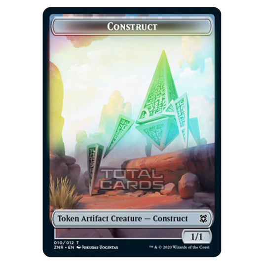 Magic The Gathering - Zendikar Rising - Tokens - Construct - 10/12 (Foil)