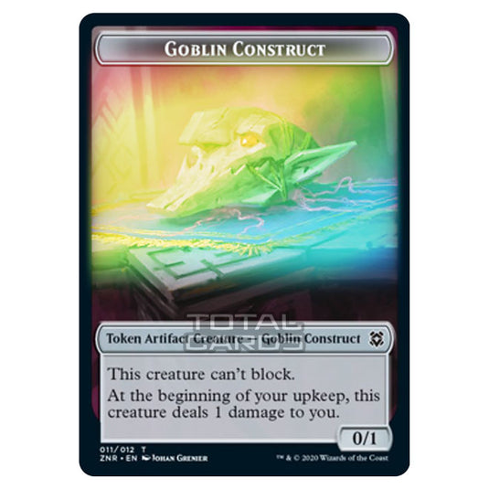 Magic The Gathering - Zendikar Rising - Tokens - Goblin Construct - 11/12 (Foil)