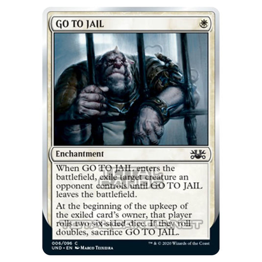 Magic The Gathering - Unsanctioned - GO TO JAIL - 6/96