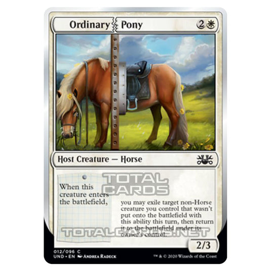 Magic The Gathering - Unsanctioned - Ordinary Pony - 12/96