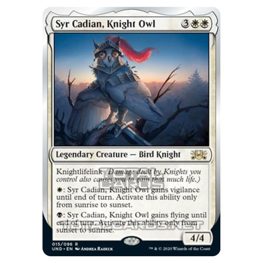 Magic The Gathering - Unsanctioned - Syr Cadian, Knight Owl - 15/96