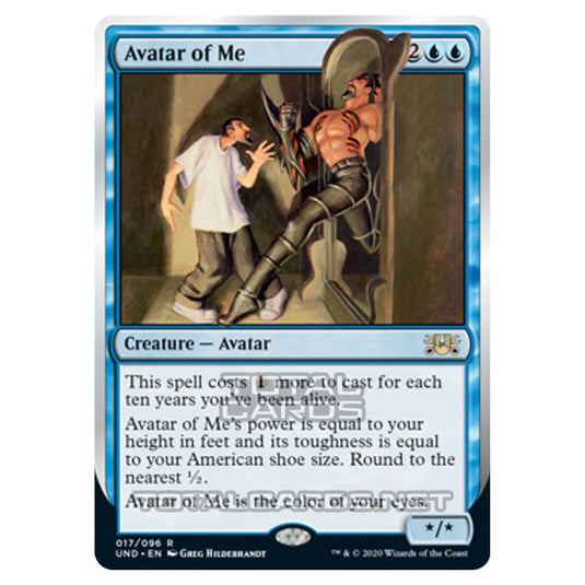 Magic The Gathering - Unsanctioned - Avatar of Me - 17/96