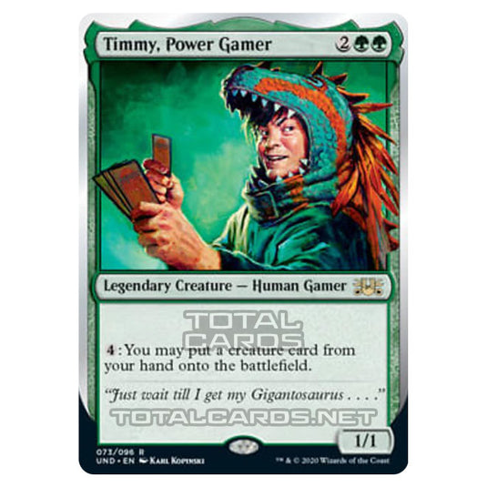 Magic The Gathering - Unsanctioned - Timmy, Power Gamer - 73/96