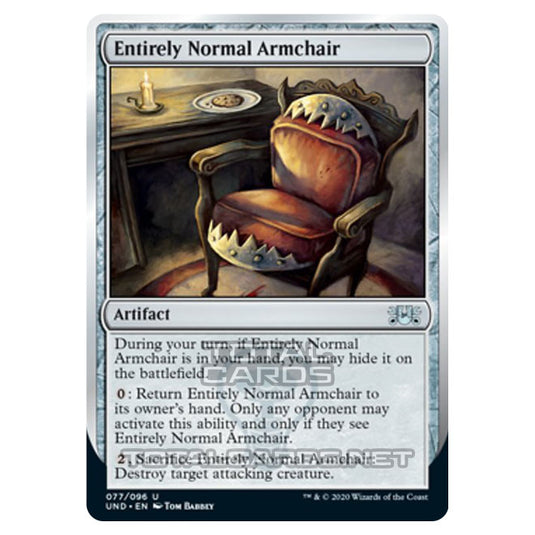Magic The Gathering - Unsanctioned - Entirely Normal Armchair - 77/96