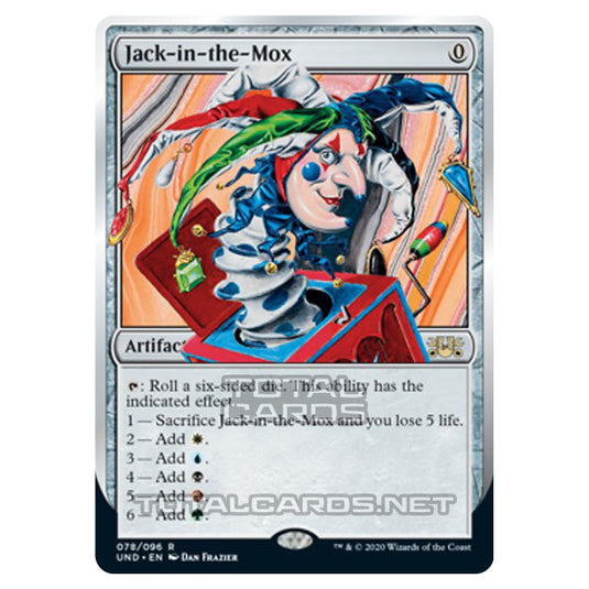 Magic The Gathering - Unsanctioned - Jack-in-the-Mox - 78/96